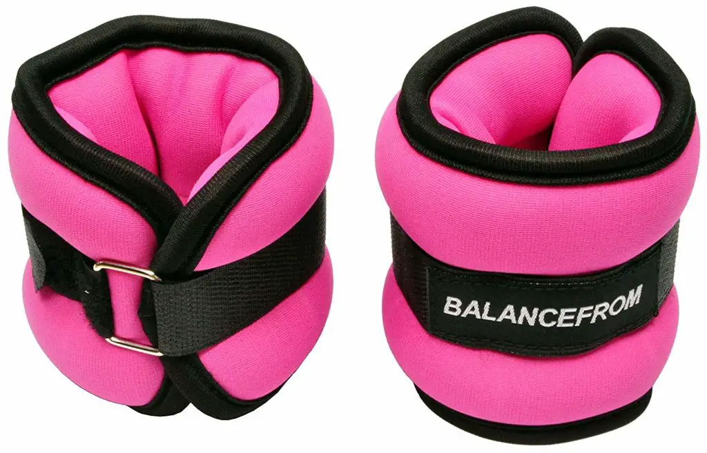 ankle weights for hiking training.