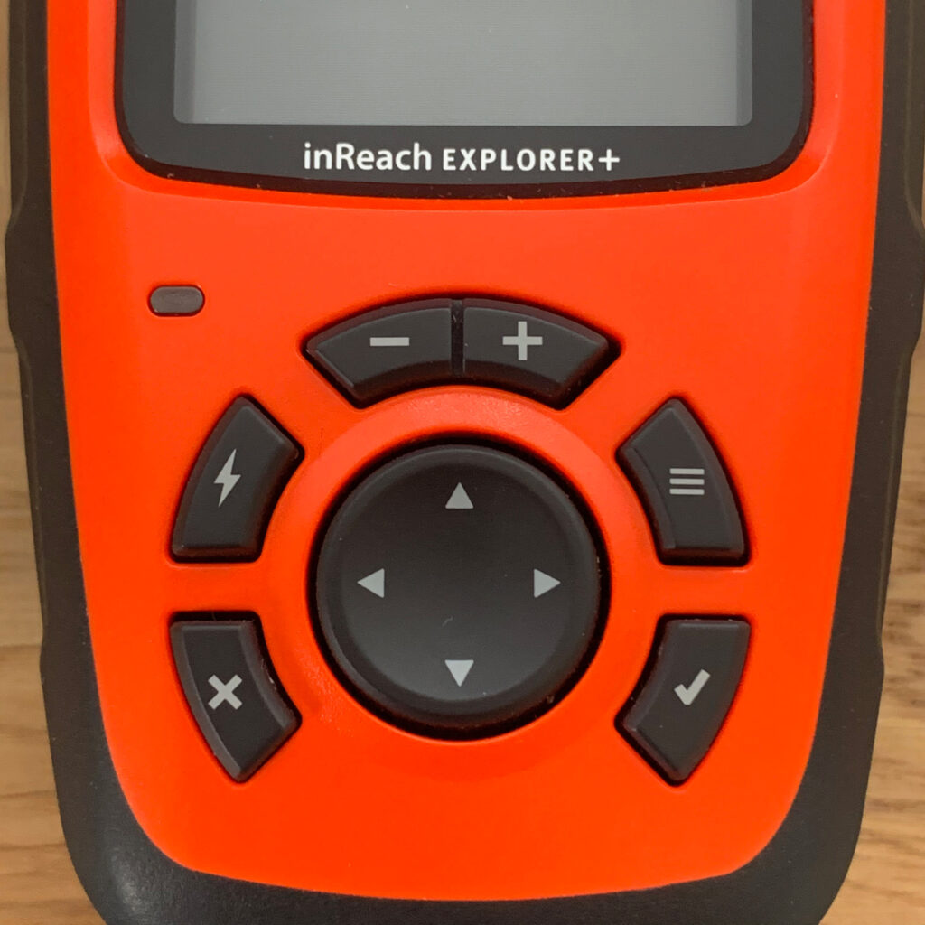 Garmin InReach keypad 