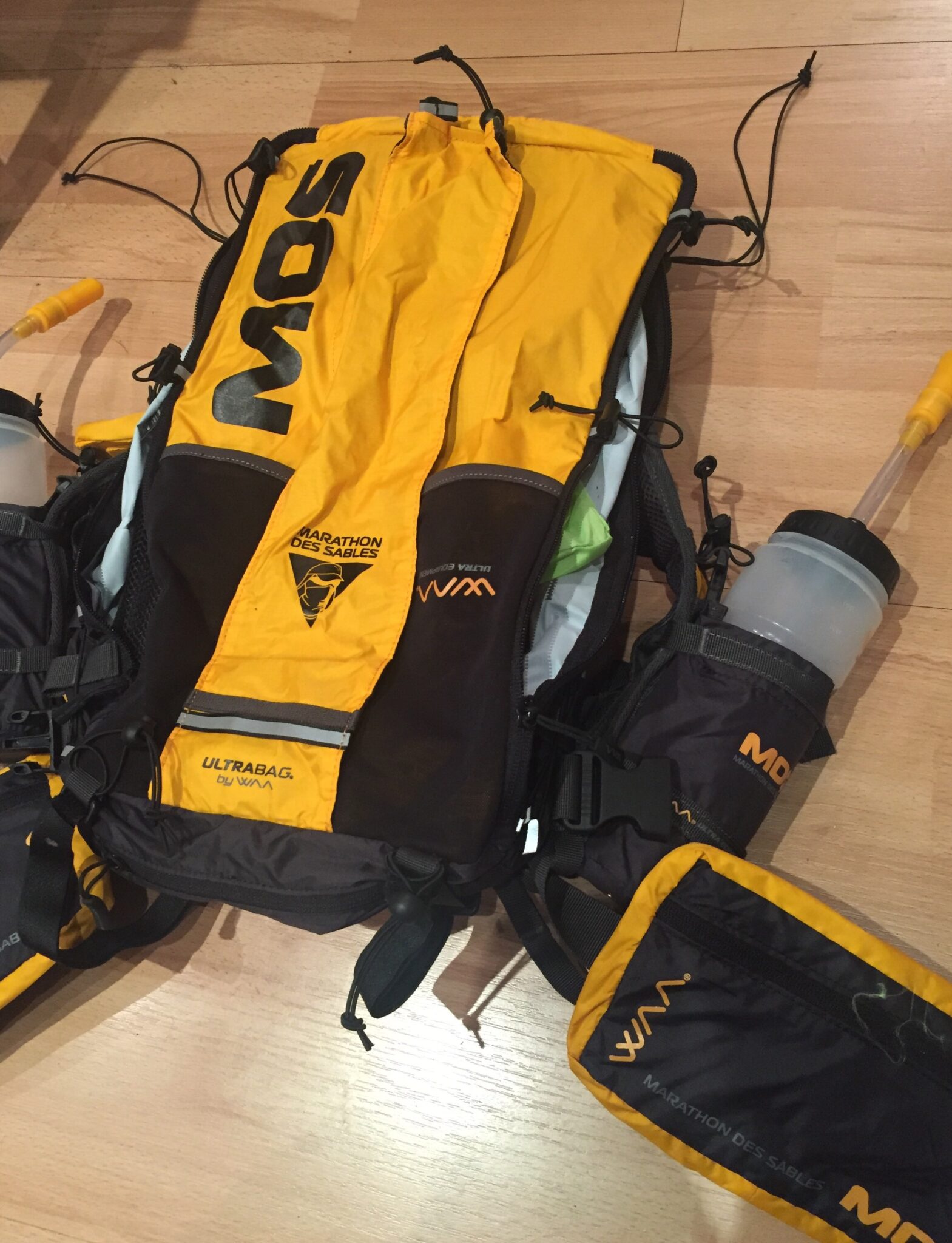 Review WAA 20l Ultrabag the perfect Marathon des Sables bag TrekSumo