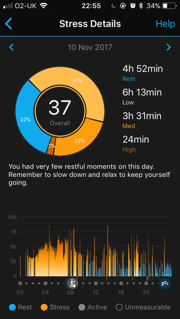 Garmin vivoactive outlet 3 sleep tracking