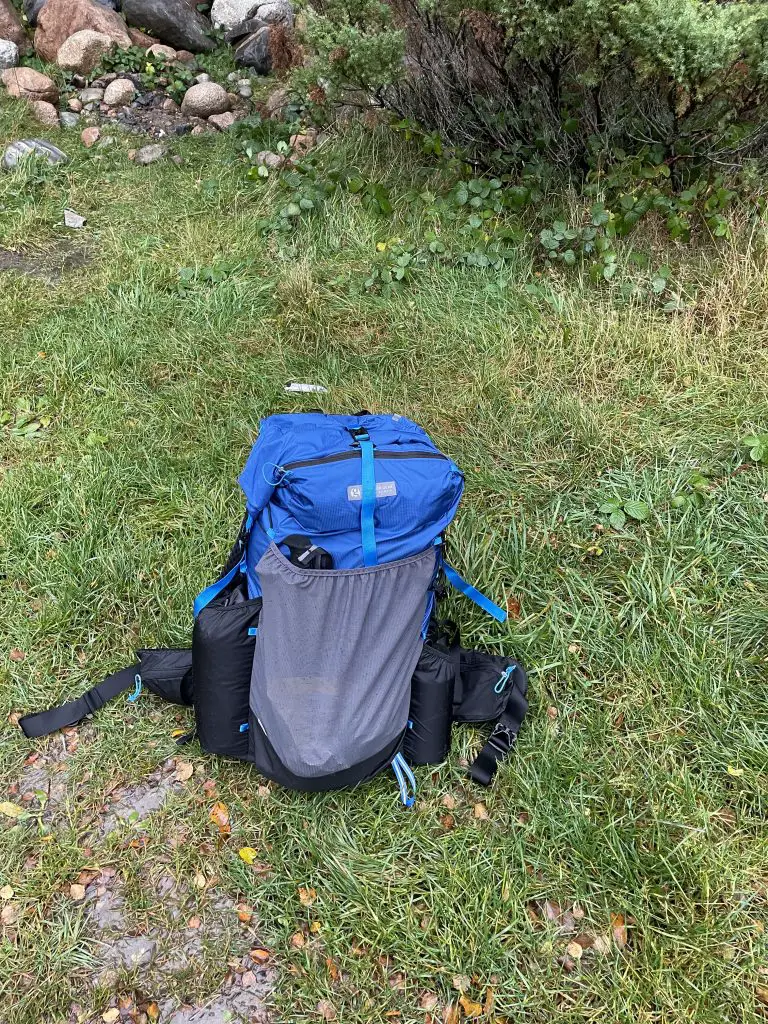 The Gossamer Gear G4-20, a rucksack for all conditions.