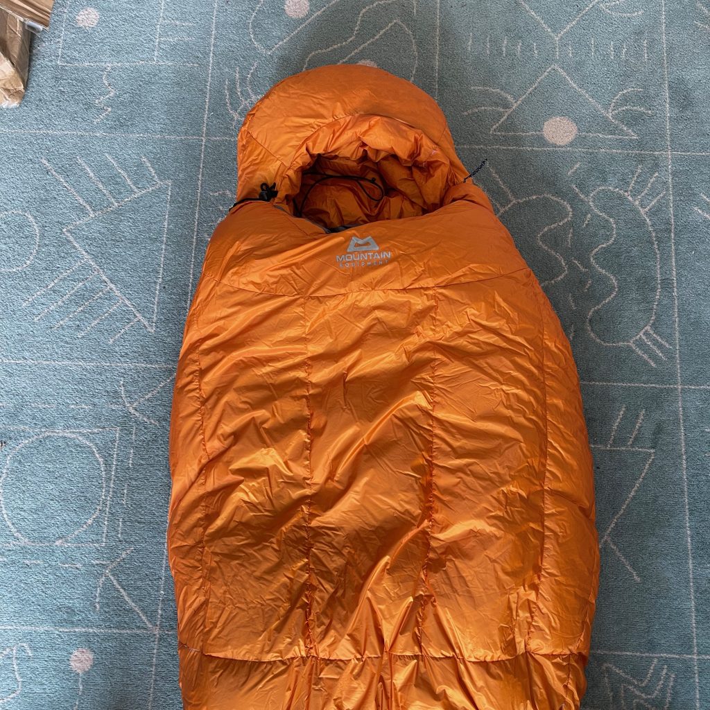 moutain equipment redline sleeping bag