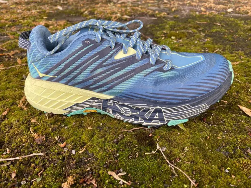 side view of hoka running shoes