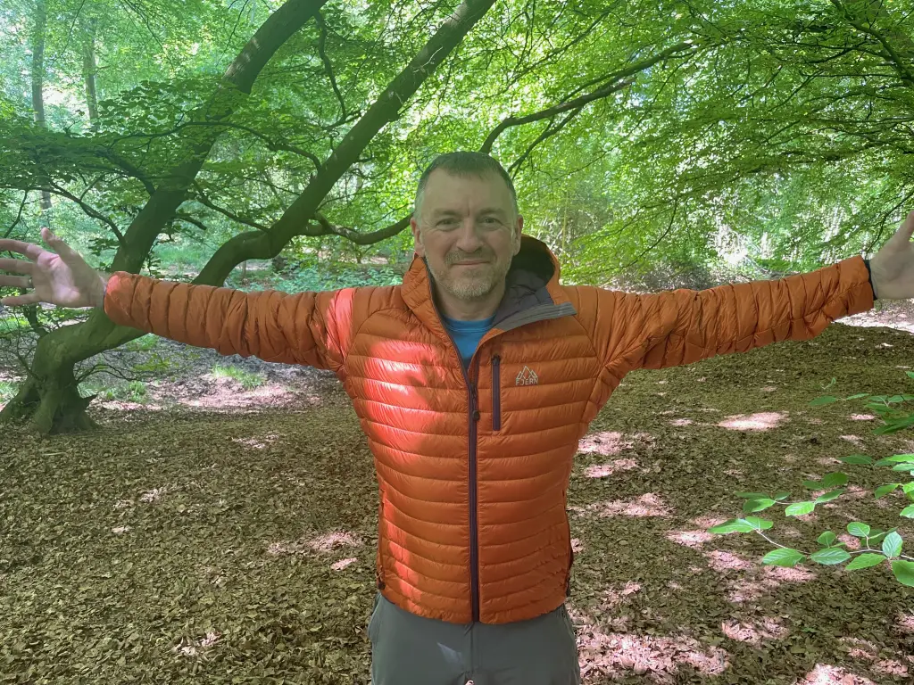 Fjern Aktiv down jacket review TrekSumo