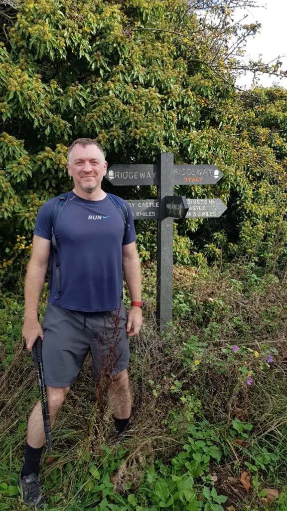 Image of me on the Ridgeway